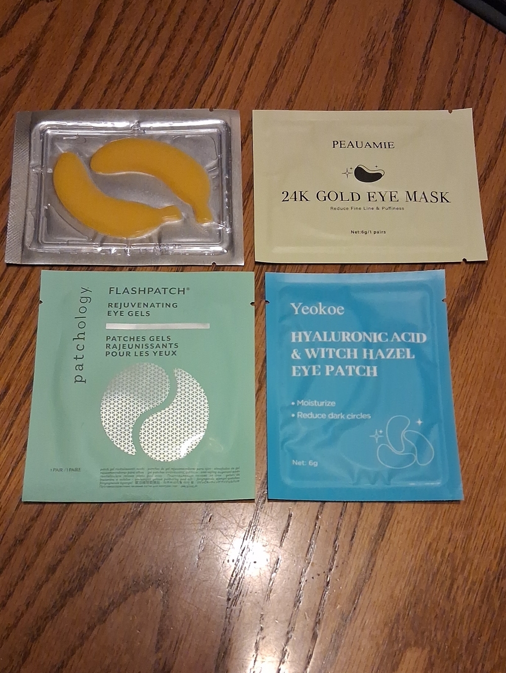 24K Gold Eye Mask - Gold Eye Patches for Women
